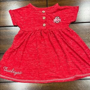 Ohio State Red Toddler Dress 2T